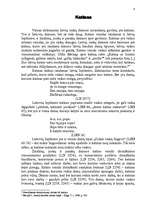 Kutatási anyagok 'Gyvūnai Latviu ir Lietuviu Liaudies Vaiku Dainose', 8.                