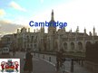 Prezentációk 'University of Cambridge', 1.                
