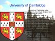 Prezentációk 'University of Cambridge', 4.                