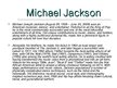 Prezentációk 'Michael Jackson', 4.                