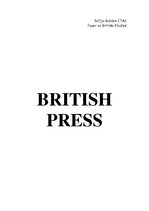 Kutatási anyagok 'British Press', 1.                