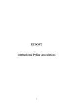 Kutatási anyagok 'International Police Association', 1.                