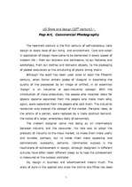 Kutatási anyagok 'Pop Art, Commercial Photography', 1.                