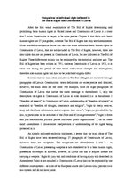 Esszék 'Comparison of Individual Right Indicated in the Bill of Rights and Constitution ', 1.                