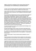 Esszék 'University and Education of 21st Century', 1.                