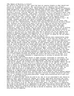 Esszék 'Morality in School', 1.                