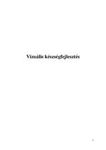 Összefoglalók, jegyzetek 'Vizuális készségfejlesztés tervezet', 1.                