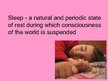 Prezentációk 'Sleep', 2.                