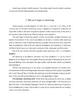 Kutatási anyagok 'The Economic, Social and Regulatory Aspects of Advertising', 7.                