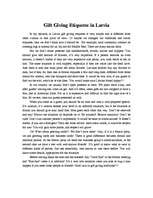 Esszék 'Gift Giving Etiquette in Latvia', 1.                