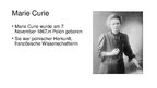 Prezentációk 'Marie Skłodowska-Curie und Pierre Curie', 2.                
