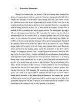 Üzleti tervek 'Business plan Sunday Tan LLC', 3.                