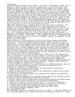 Esszék 'Integrated Marketing Communications (IMC) and Marketing Comparison', 1.                