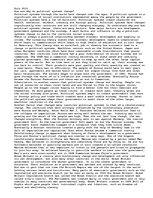 Esszék 'How and why Do Political Systems Change?', 1.                