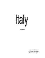 Kutatási anyagok 'Italy', 1.                