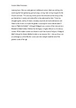 Esszék 'The Social Regard for Women During the Middle Ages', 6.                