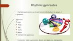 Prezentációk 'Rhythmic Gymnastics', 2.                