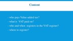 Prezentációk 'Value-Added Tax', 2.                