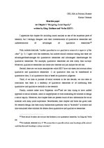 Esszék 'Reaction Paper on Chapter I "Designing Social Inquiry" Written by King, Keohane ', 1.                