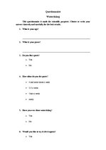 Minták 'Survey and Survey Report', 1.                