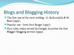 Prezentációk 'Blog and Blogging', 6.                