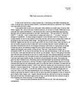 Esszék 'My Best Summer Adventure', 1.                