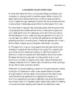 Esszék 'Hundred Years from Now', 1.                