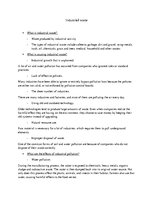 Összefoglalók, jegyzetek 'Industrial Waste', 1.                