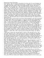 Esszék 'Progressing Literary Technology. ', 1.                