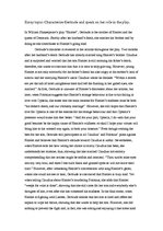 Esszék 'The Character and Role of Gertrude in Shakespeare's Play "Hamlet"', 1.                