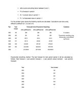 Összefoglalók, jegyzetek 'Forecasting Methods', 3.                