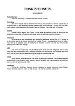 Összefoglalók, jegyzetek '"Donkin' Donuts" Ad Analysis', 1.                