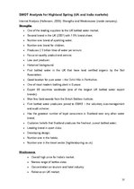 Kutatási anyagok 'Bottled Water Brand "Highland Spring"', 10.                