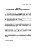 Esszék 'Reaction Paper on "Human Nature in Politics: The Dialogue of Psychology with Pol', 1.                