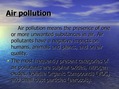 Prezentációk 'Environmental Problems', 3.                