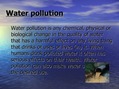 Prezentációk 'Environmental Problems', 7.                