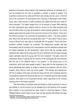 Gyakorlati jelentések 'Memory: Loftus and Palmer Experiment Replica', 5.                