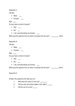 Gyakorlati jelentések 'Memory: Loftus and Palmer Experiment Replica', 17.                