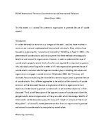 Kutatási anyagok 'Suicide Terrorism', 1.                