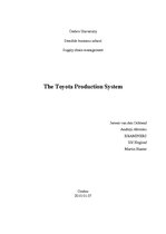 Kutatási anyagok 'The Toyota Production System', 1.                