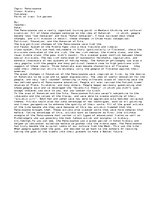 Esszék 'The Renaissance Question', 1.                