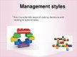 Prezentációk 'Managment Style', 3.                