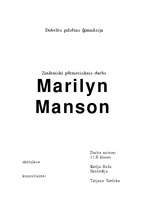 Kutatási anyagok 'Marilyn Manson', 1.                