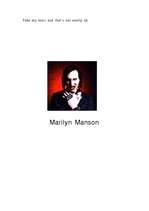 Kutatási anyagok 'Marilyn Manson', 28.                