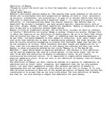 Esszék 'The Definition Of Beauty In A Personal Perception.', 1.                