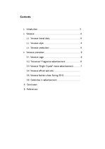 Kutatási anyagok 'Versace Brand', 1.                