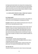 Záródolgozatok 'Developing Writing Skills at Secondary School', 36.                