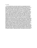 Esszék 'TV in My Life', 1.                