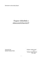 Kutatási anyagok 'Hogyan vélekedünk a státuszszimbólumokról?', 1.                