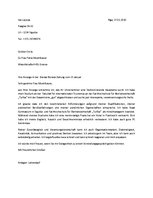 Minták 'Motivācijas vēstule vācu valodā', 1.                